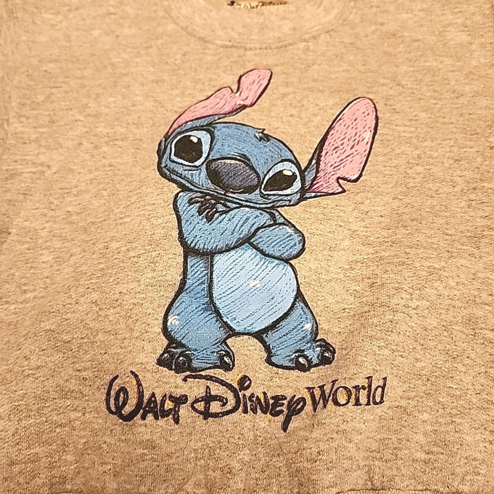 Walt Disney World STITCH Sweatshirt Size XS Grey Crew Neck A1 - Picture 5 of 5